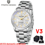 PAGANI DESIGN 2025 New 40MM Men's Quartz Watches Top Luxury Ultra thin fashion Watch For Men AR Sapphire Mirror Wrist watch - Evallys.com