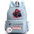 Spider Man Backpack for Girls Boys Teenager Children Rucksack Casual School Bags Travel Rabbit Ears Backpacks Mochila Travel Bag - Evallys.com