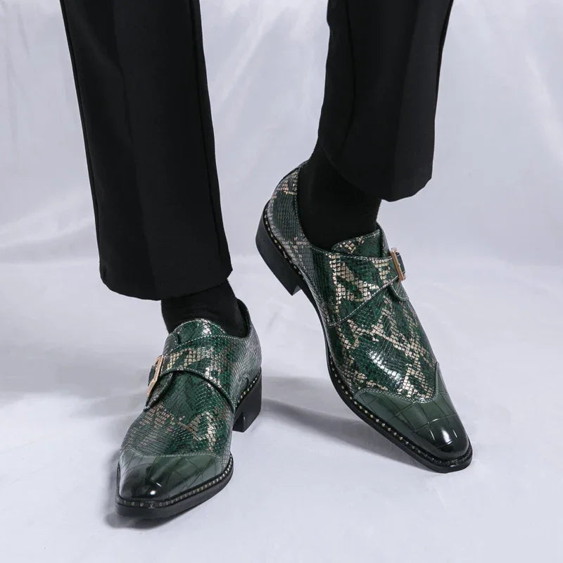 Luxury Men’s Oxford Dress Shoes – Handmade Formal Wedding Leather - Evallys.com