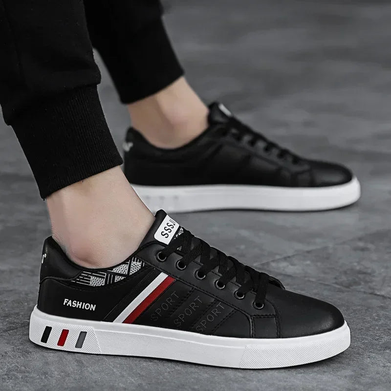 Qaawal Men’s Luxury Flats – Spring 2024 Fashion Sneakers & Vulcanized Sport Shoes - Evallys.com