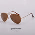 Top Quality Real Glass Lenses Men Women Sunglasses Brand Fashion Pilot Metal Frame Classic Style Outdoor UV400 Sun Glasses - Evallys.com