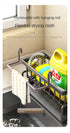 Kitchen Sink Drain Rack Organizer Plastic Self-draining Sink Shelf Soap Sponge Holder Dishcloth Towel Rack filter basket