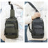 Men’s Chest Bag – Large Capacity Nylon Crossbody Travel Shoulder Bag - Evallys.com