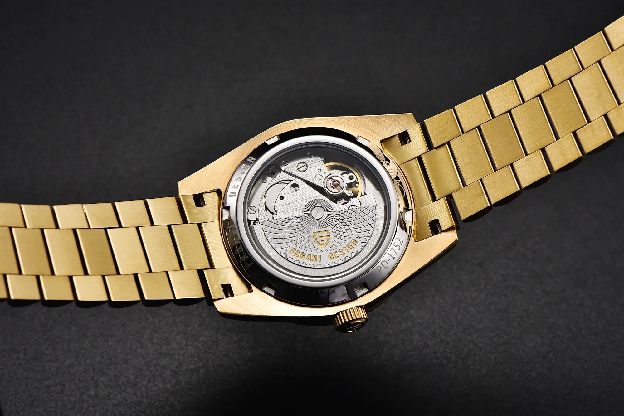 PAGANI DESIGN DD36 Gold Green V2 Men's Mechanical Watches Luxury Automatic Watch For Men 2024 New AR Sapphire glass Wrist watch - Evallys.com