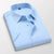 White Short-sleeved Shirt Men's Summer New Solid Color Ice Silk Thin Business Formal Casual Office No-iron Shirt Large Size 5XL - Evallys.com