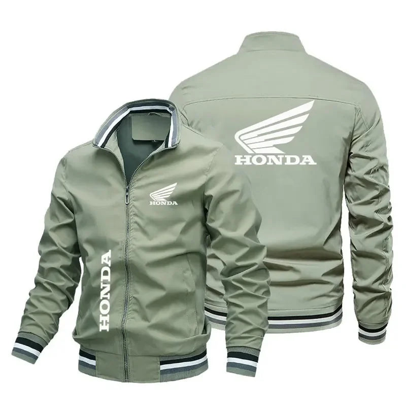 2025 Honda Men's motorcycle jacket spring summer outdoor leisure fashion sports coat ultra-thin zipper sun protection clothing