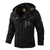 Fashion Men's Casual Windbreaker Jackets Hooded Jacket Man Waterproof Outdoor Soft Shell Winter Coat Clothing Warm Fleece Thick - Evallys.com