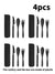1/2/4pcs Plastic cutlery cutlery set for restaurant home kitchen travel work picnic camping reusable
