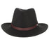 GEMVIE Western Fedora Cowboy Hat – Unisex Wide Brim Sombrero - Evallys.com