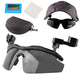 Adjustable Tac Outdoor Polarized Fishing Glasses Hat Visors Sport Clips Hat Clip On Sunglasses For Biking Hiking Golf Eyewear - Evallys.com