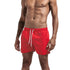 Mens Swim Trunks with Mesh Lining Side Pockets Solid Beach Shorts Quick Dry Lightweight Drawstring Board Shorts Summer Swimwear - Evallys.com