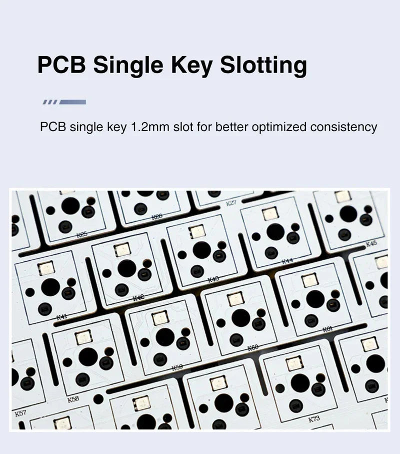 AULA F87 Pro Mechanical Keyboard 3 Mode 2.4G/USB/Bluetooth Tri Mode Wireless Gaming Keyboard 87 Key Hotswap RGB Gasket Keyboard - Evallys.com