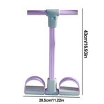 Foot Pedal Resistance Band 6-Tube Elastic Yoga Strap Resistance Band LED Display Bodybuilding Expander Fitness Equipment For - Evallys.com