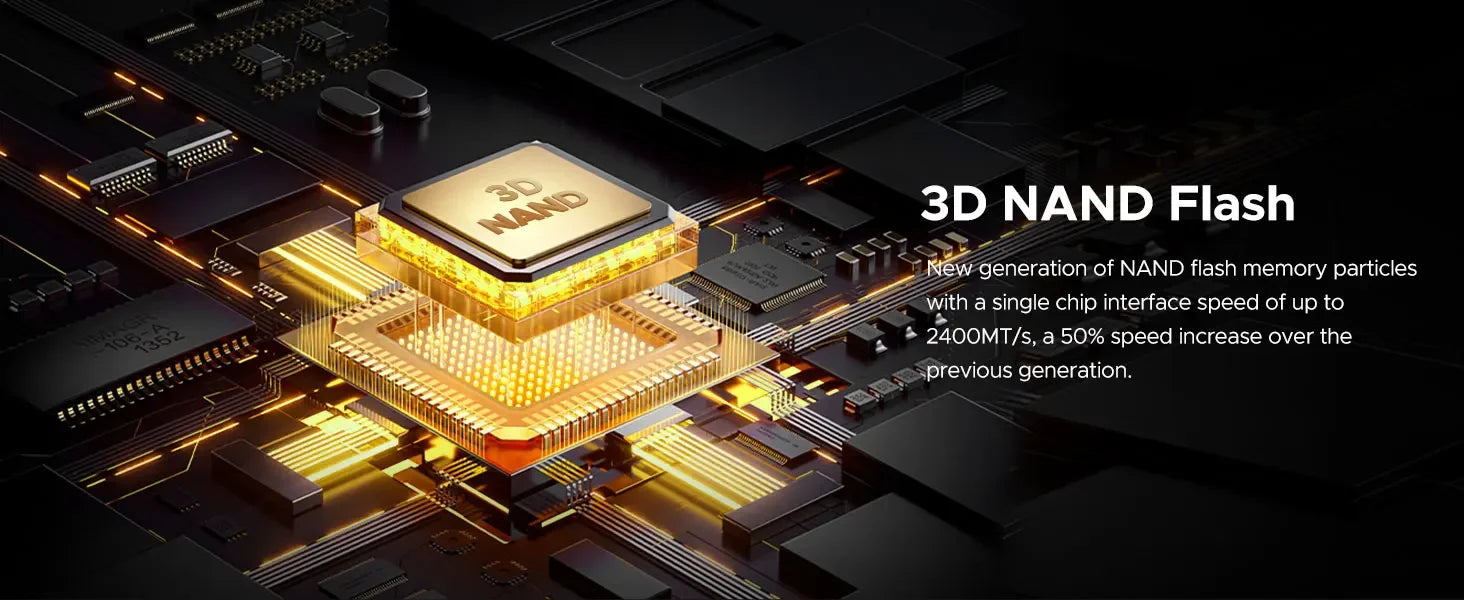 ORICO PCIe4.0 M.2 NVMe SSD PS5 Gaming 7400MB/S Internal Solid State Drive M Key 2280 SSD for Content Creators 1TB/2TB/4TB O7000 - Evallys.com