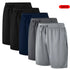 5-piece men's casual shorts with drawstring waistband, breathable fabric, available in multiple colors - ideal choice for summer - Evallys.com