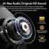 QCY H3 ANC Wireless Headphones Bluetooth 5.4 Hi-Res Audio Over Ear Headset 43dB Hybrid Active Noise Cancellation Earphones 60H - Evallys.com