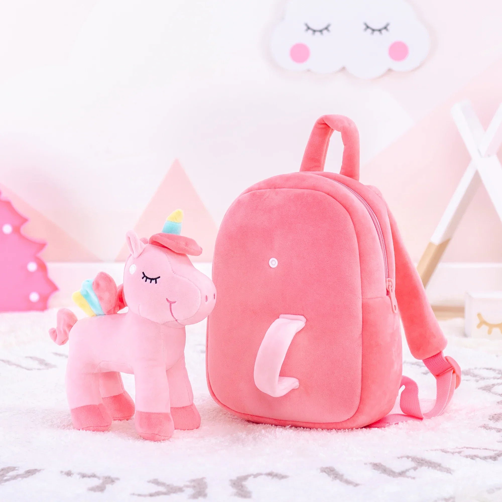 Plush Unicorn Backpack for Kids – Cute Stuffed Animal Bag - Evallys.com