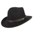 GEMVIE Western Fedora Cowboy Hat – Unisex Wide Brim Sombrero - Evallys.com
