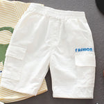 kids toddler baby girls boys print spring summer shorts pocket clothes Boys Girls Thin Breathable Short Pants - Evallys.com