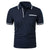 New Men's Short Sleeve Polo Shirts Solid Color Casual T-shirt Summer Trendy Breathable Loose Basic Splice Top Pockets Men Shirts - Evallys.com