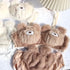 Japanese Girls Winter Soft Ropa Interior Cute Lingerie for Women Cartoon Bear Students Plush Sexy Bras Wireless Thin Bra Set - Evallys.com