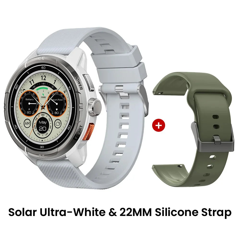 HAYLOU Solar Ultra GPS Smart Watch 1.6” AMOLED Display 60Hz Refresh Rate Bluetooth Calls 5ATM Water Resistance Sports Smartwatch - Evallys.com