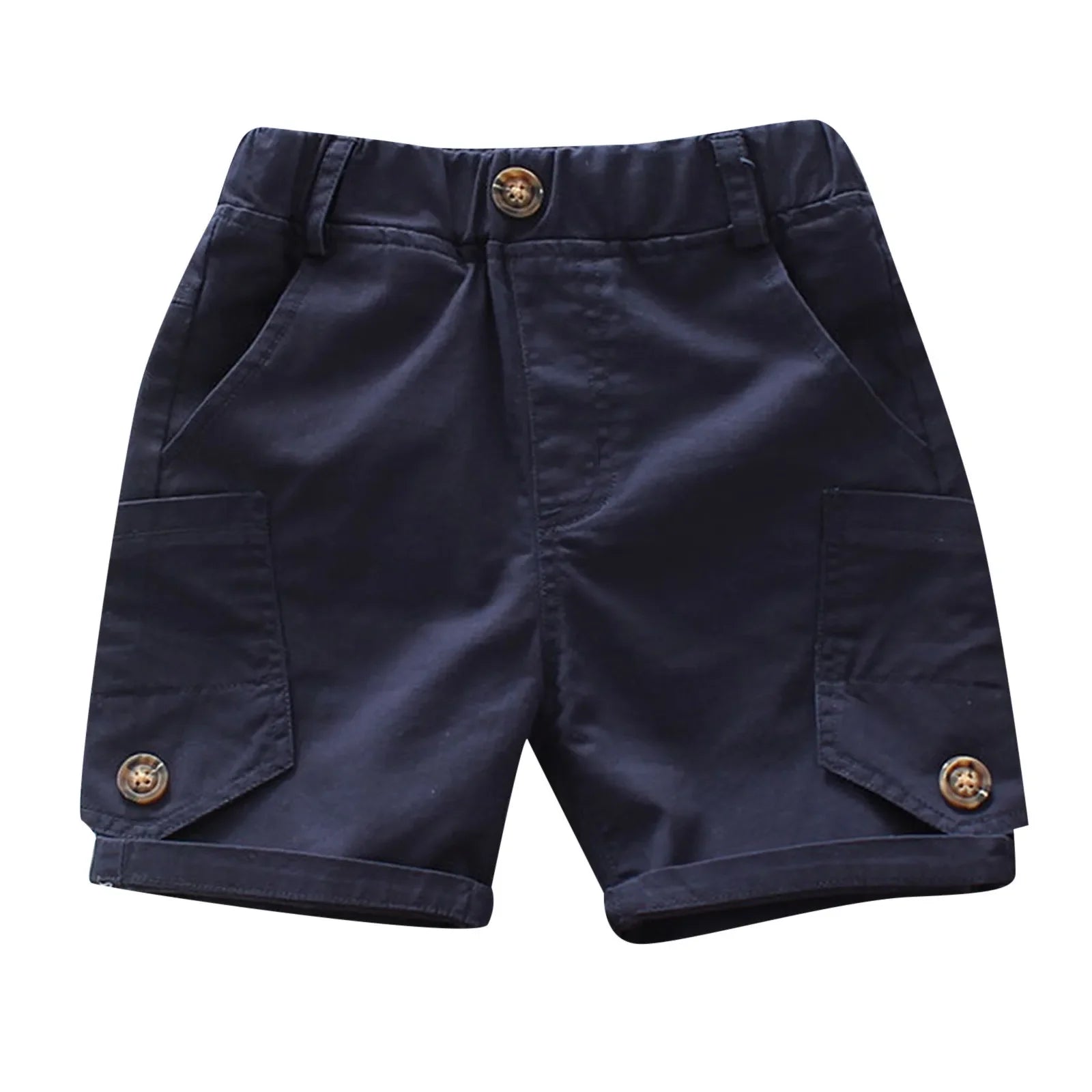Cotton Shorts Toddler Kids Toddler Baby Boys Solid Spring Summer Cotton Shorts Clothes 18-24 Month Boy Shorts - Evallys.com