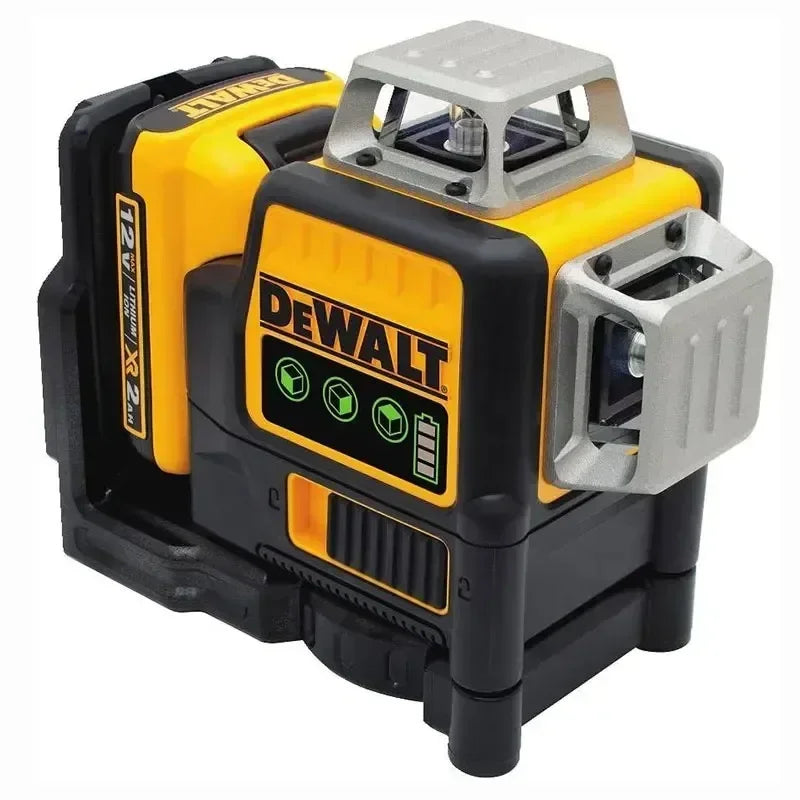 2025 Dewalt DW089LG 3 Sides*360 Degree Vertical 12V Lithium Battery 12 Lines Laser 360 Level Horizontal Green Meter Outdoor - Evallys.com