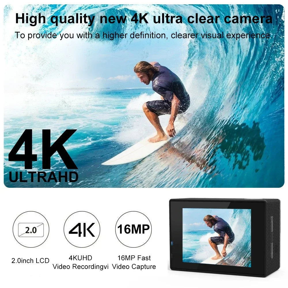 4K Action Camera A1 Ultra HD WiFi 12MP 2