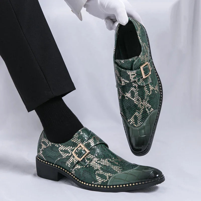 Luxury Men’s Oxford Dress Shoes – Handmade Formal Wedding Leather - Evallys.com