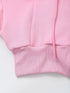 TRAF 2024 Spring Female Casual Hoodies Zipper Coats+Elastic Waist Baggy Pants 2 Pieces Set Elegant Loose Solid Pink Grey Pants - Evallys.com