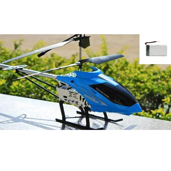 Rc Helicopter With Remote Control Extra Durable Big Plane Toy For Kids Drone Model Outdoor 3.5CH 80cm Aircraft Large Helicoptero - Evallys.com