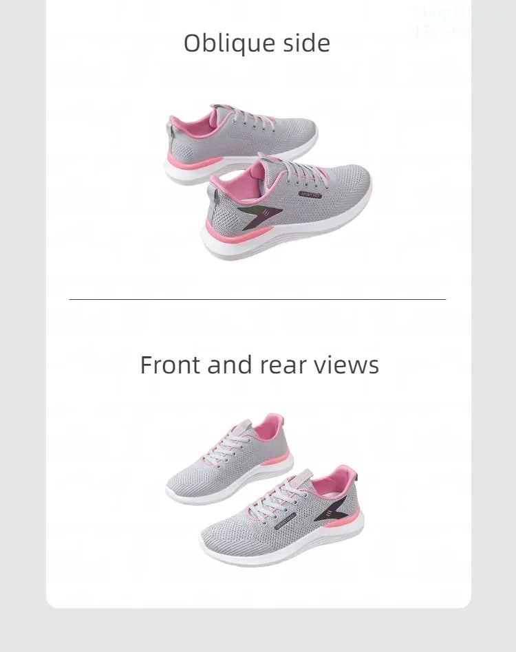 Women’s Soft Sole Sneakers – Breathable Anti-Slip Casual Running Shoes - Evallys.com