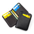 Portable Slim Soft Wallet PU Leather Mini Credit Card Wallet Purse Card Holders for Men Wallet Thin Small Short Wallets - Evallys.com