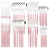 48pcs Black Gold Cutlery Set Knife Fork Coffee Spoon Dinnerware Stainless Steel Tableware Flatware Western Kitchen Silverware