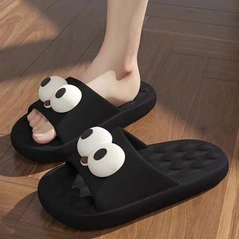Unisex Summer Slide Sandals – Thick Sole, Non-Slip, Stylish & Soft - Evallys.com