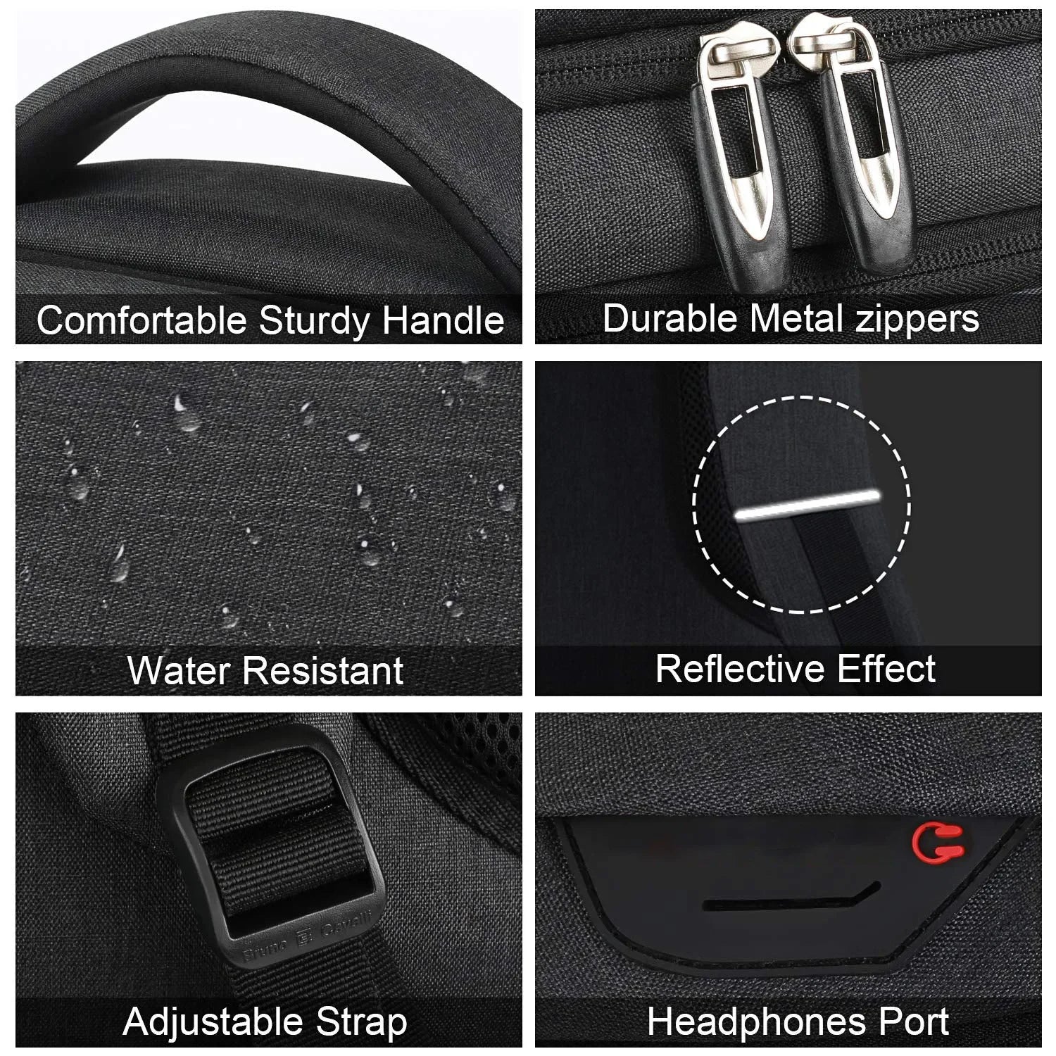 Man Backpack Men Travel Bag Outdoor Camera Lens Bag Black Ergonomics Laptop Bag Large Capacity Mountaineering Waterproof Handbag - Evallys.com