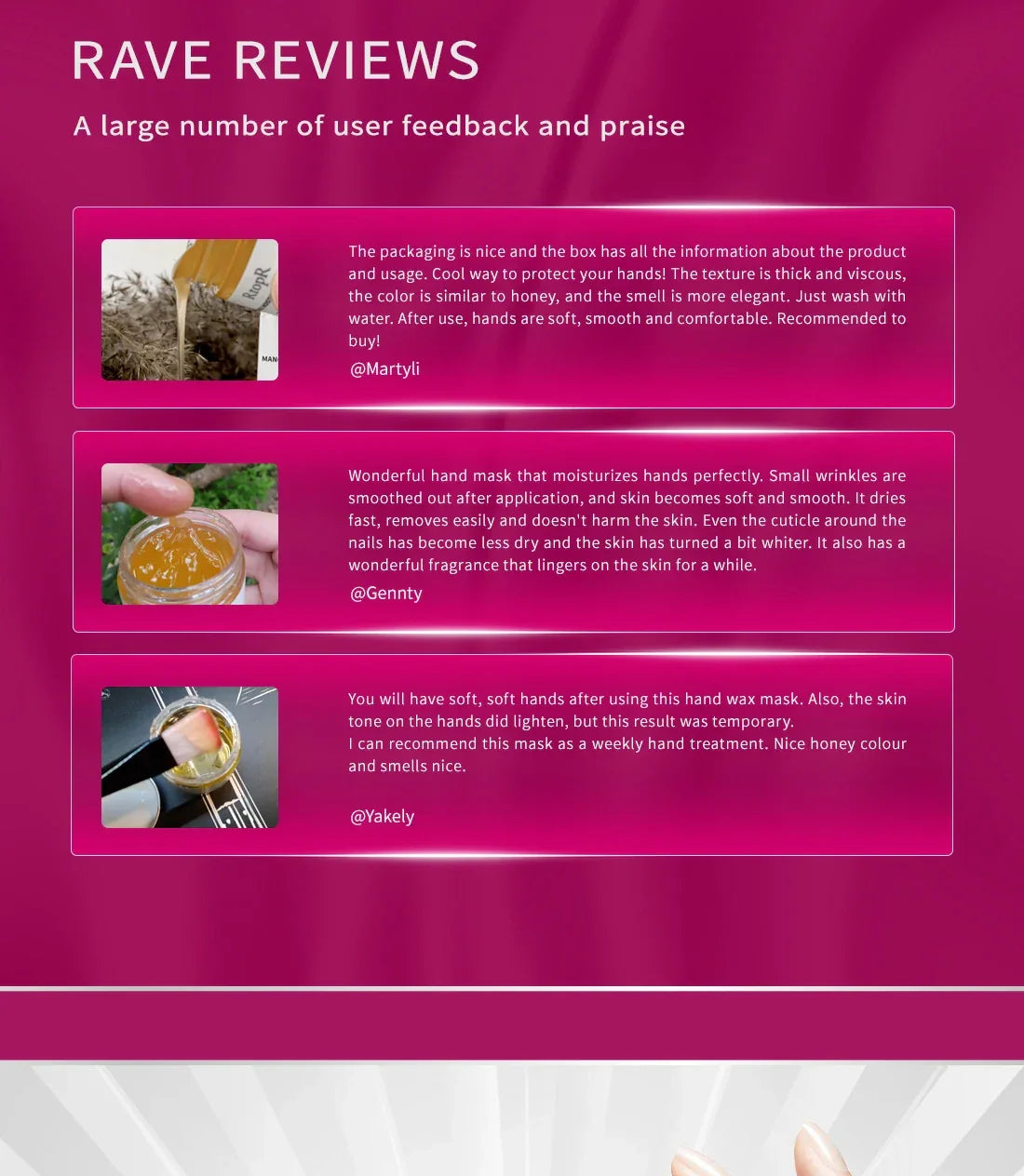 Mango Whitening Hands Mask Wax Moisturizing Repair Exfoliating Calluses Filming Anti-Aging Skin Cream For Women Beauty Health - Evallys.com