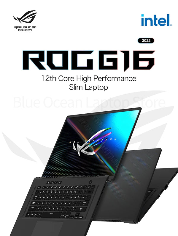 ASUS ROG Flow X16 Gaming Laptop 12th Intel Core i9 12900H 32G RAM 1T SSD RTX3080Ti-16GB 2.5K Screen 165Hz 16Inch E-sports Comput - Evallys.com # #