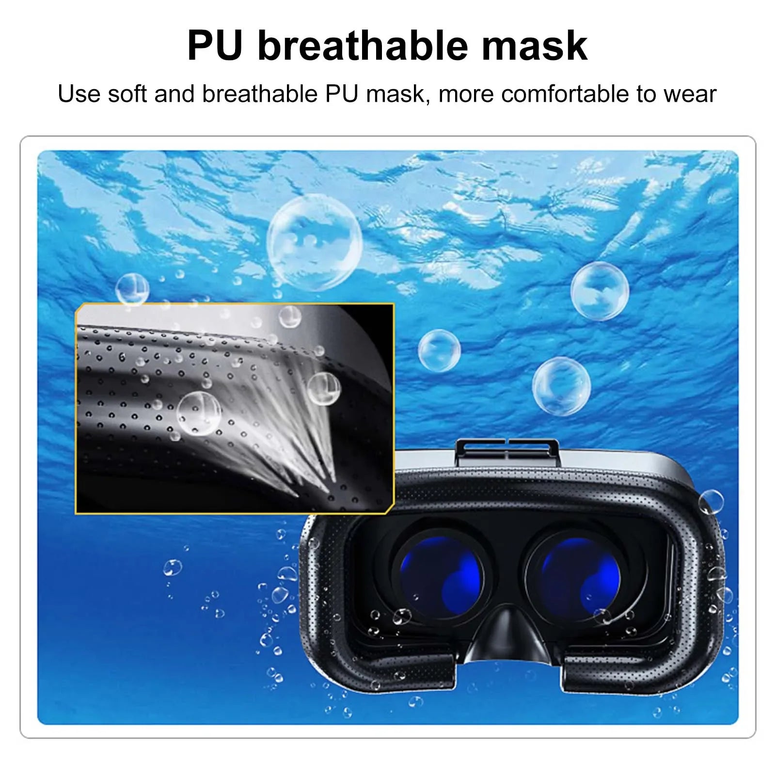 Adjustable VR Glasses HiFi Headset Immersive 3D Virtual Reality Glasses For IOS Android PC With Wireless Handle Eye Protection - Evallys.com