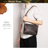 Crazy Horse Leather Men's Shoulder Bag Genuine Leather Small Bag Crossbody Cowhide Bag for Man High Quality Men Satchel Bags - Evallys.com