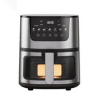 7L Electric Air Fryer Smart Multi-function Hot Convection Oven Deep Fryer Without Oil LED Touch Control 1400W Visible Window - Evallys.com