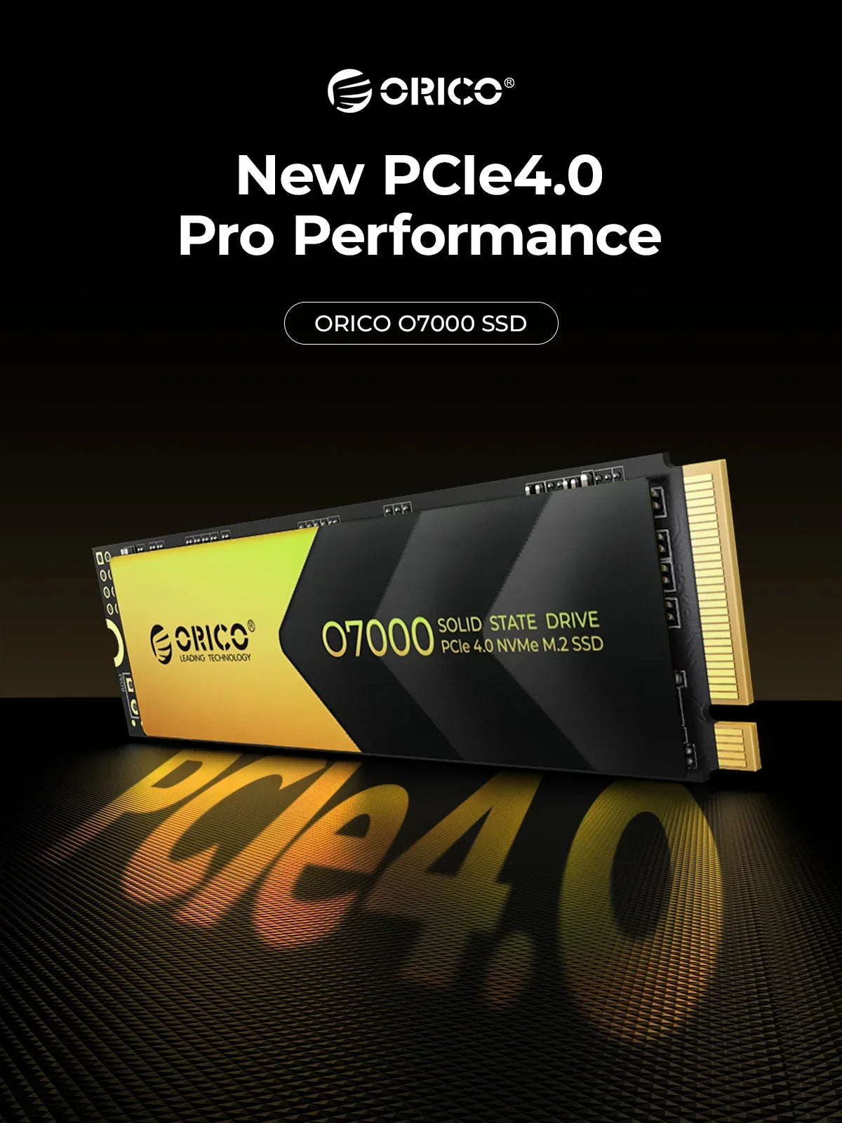 ORICO PCIe4.0 M.2 NVMe SSD PS5 Gaming 7400MB/S Internal Solid State Drive M Key 2280 SSD for Content Creators 1TB/2TB/4TB O7000 - Evallys.com
