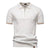 AIOPESON Men's Solid Color Sport Zipper Polo Shirt Athletic Social Polo Shirts for Men Office Slim Fit Polo - Evallys.com