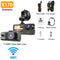 3Camera Dash Cam For Car Camera 1080P Video Recorder WIFI Car DVR Front Rear View Camera Night Vision Black Box Car Accessories - Evallys.com