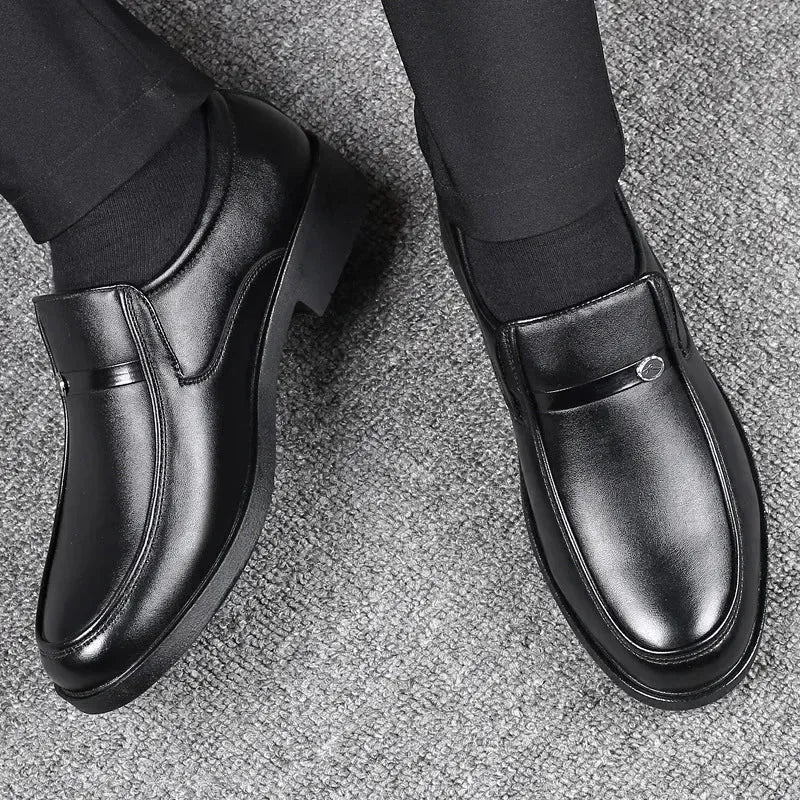 Mens Dress Shoes Men's Formal Original Leather Italian Skin Shoes for Men Elegant Casual Business Luxury Social Male Shoe - Evallys.com
