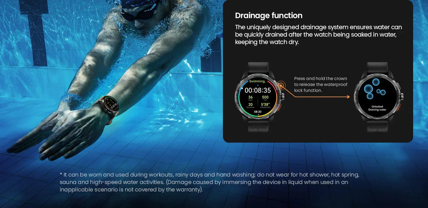 HAYLOU Solar Ultra GPS Smart Watch 1.6” AMOLED Display 60Hz Refresh Rate Bluetooth Calls 5ATM Water Resistance Sports Smartwatch - Evallys.com