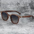 Sunglasses for Men Women's Trendy Retro Wood Grain Polarized UV Protection Eyewear Cycling Outdoor Street Photography - Evallys.com