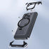 Frameless Aluminum Alloy Kickstand Metal Phone Case for iPhone 13 14 15 16 Pro Max Magsafe Magnetic Ring Stand Shockproof Shell - Evallys.com