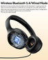 QCY H3 ANC Wireless Headphones Bluetooth 5.4 Hi-Res Audio Over Ear Headset 43dB Hybrid Active Noise Cancellation Earphones 60H - Evallys.com